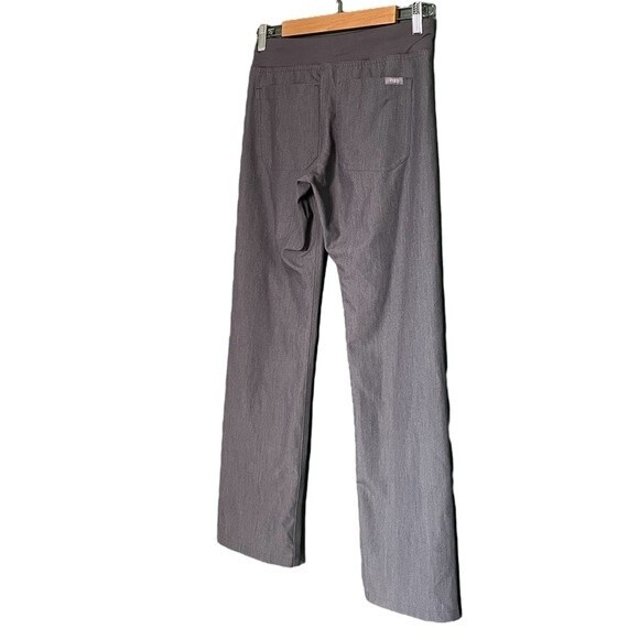 Figs Livingston Basic Scrub Pants Yoga Waistband Straight Leg Gray Size XXS 2XS - Picture 6 of 12